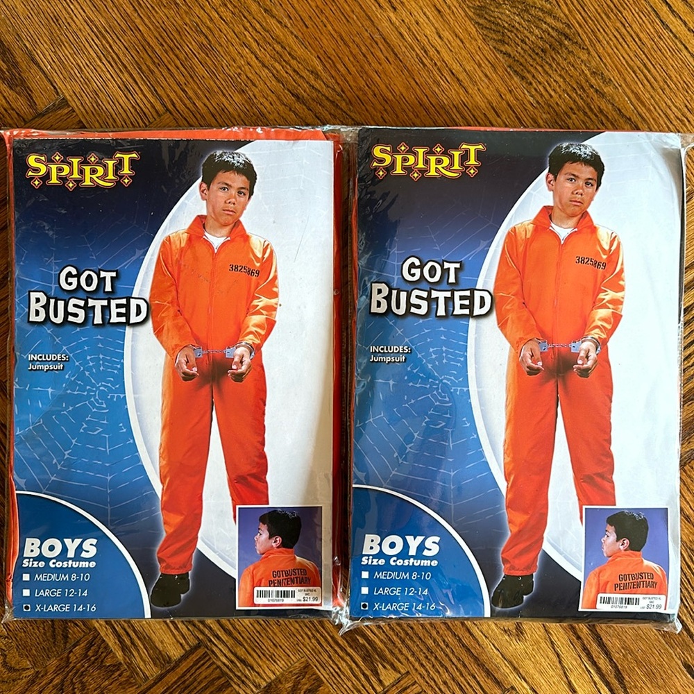 Halloween costume - inmate theme
